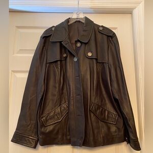 Liz Claiborne Black Leather Jacket